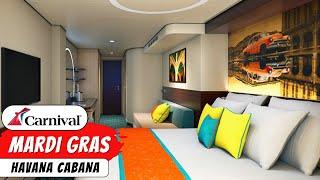 Carnival Mardi Gras | Havana Cabana Full Walkthrough Room Tour & Review 4K