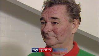 Brian Clough after Nottingham Forest's relegation from the Premier League