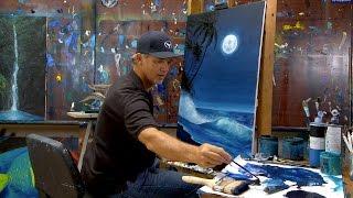 Wyland - FULL MOON SEASCAPE