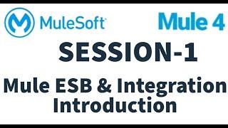 MuleSoft | Mule ESB 4 | Session 1 | Mule ESB 4 Introduction | Integration introduction