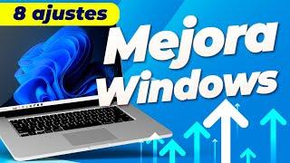  8 AJUSTES para MEJORAR WINDOWS sin Programas! - ACELERA tu WINDOWS con ESTOS TRUCOS 