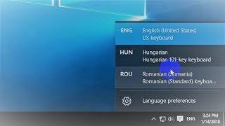 How to Show the Language Bar in Windows 10, Add More Languages, Usage