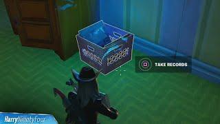 Collect Records from Pleasant Park or Craggy Cliffs All Locations - Fortnite