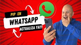 WhatsApp Lanza actualización para su aplicación con imagen en imagen o (PiP) para video llamadas