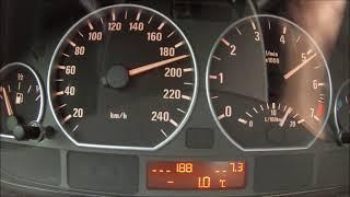 BMW E46 325i 0-100 Acceleration, Top speed