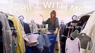 THRIFT WITH ME FOR WINTER  Dare I say...best thrift haul yet? (girls thrifting day!)