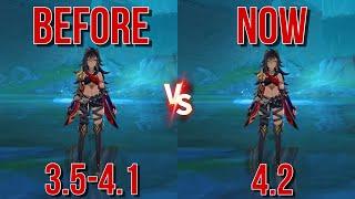 Did Furina Really Fix Dehya in 4.2?? Dehya Before vs Now Comparisons! Is She Now Better & Stronger??