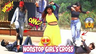 Nonstop Girl's Cross Me With Their Shoes || Ketan K Prank