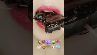 Asmr SOUNDS AND EATINGSHOW satisfying  #mukbang #eating #eatingshow #asmr #emoji #food #candy