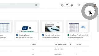 How to: Change to list view in Google Drive