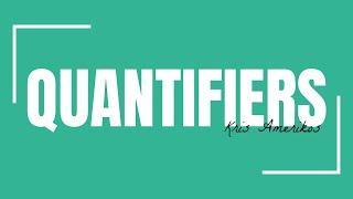 Quantifiers. Learn English online free video lessons