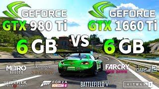 GTX 980 Ti vs GTX 1660 Ti Test in 8 Games