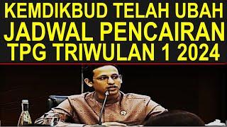 Pemerintah melalui Kemdikbud ubah jadwal pencairan tunjangan sertifikasi guru triwulan 1 2024