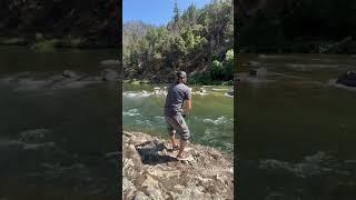 First trinity river rainbow! #fishing #viral #trout #shorts #california #reels #video #stlhd