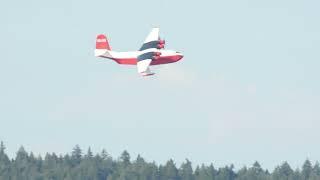 Hawaii Martin Mars last flight over Salt Spring Island BC