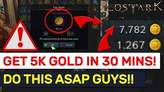 GET 5000+ GOLD IN 30 MINS! Step By Step Rapport NPC Routes! | Lost Ark