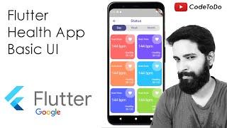 Flutter Health App Basic UI(Understanding GridView Builder) - Speed Code