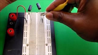 How to Measure DC Voltage in a Parallel Capacitor Circuit