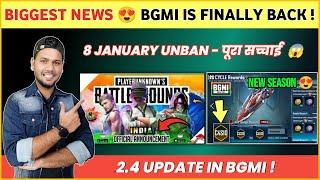 FINALLY  Bgmi Unban Date Confirm ! | Bgmi New Update Coming | Bgmi Unban - C4S10 Bgmi