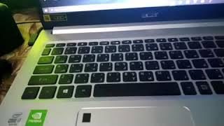 Set keyboard backlight in acer laptop