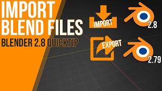 How to import .blend files | Tutorial | Append function