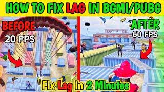 How To Fix Lag In Bgmi  Fix Lag In Low End Device 3.1 |Bgmi Lag Fix Solution|Lag Issue Fix in Bgmi