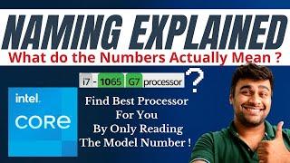 Intel Processors Naming Series Explained ! What do the model numbers mean ?