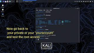 How add an useraccount into sudoers file in Kali Linux