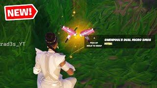 Fortnite NEW Mythic Gwenpool's Dual Micro SMGs - Where to Find Mythic Gwenpool's Dual Micro SMGs