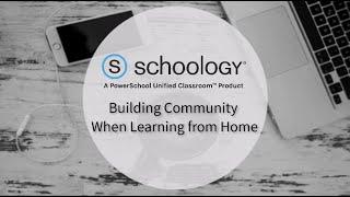 Building Community When Learning from Home