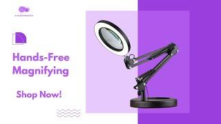 Hands-Free Magnifying Stand: Easy & Independent living for Elderly & Low Vision Users