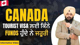 How Much Funds Required For Canada Tourist Visa | Canada Tourist Visa 2024 | Canada Visitor Visa