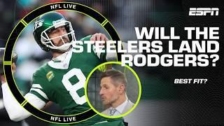 Steelers are the CLEAR choice for Aaron Rodgers and 'it's not even CLOSE' - Dan Orlovsky | NFL Live