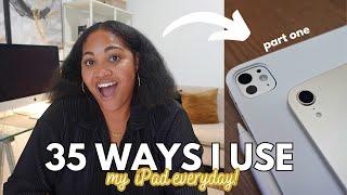 *35* Creative Ways I Use My iPad Every Day | how to get the MOST from you iPad! (part 1)️