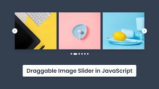 Create A Draggable Image Slider in HTML CSS & JavaScript | Mobile Friendly Slider in JavaScript
