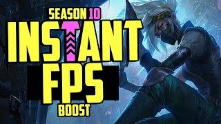 How TO Increase FPS In League of Legends 2020