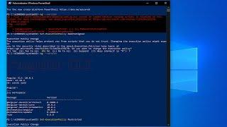 How to fix cannot be loaded because running scripts is disabled on this system #Windows Power Shell