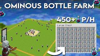 Minecraft EASIEST Ominous Bottle Farm Tutorial 1.21 - 450+ Per/h