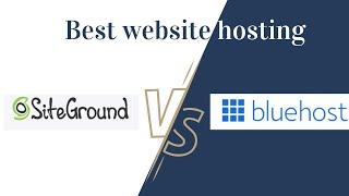 Siteground vs Bluehost. Best website hosting for new businesses
