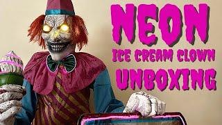 Neon Ice Cream Clown