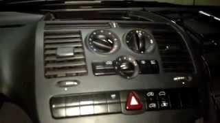 Печка, вентилятор, резистор, переключатель и панель климата на Mercedes-Benz Vito 639 (111).