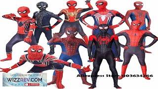 Spiderman Cosplay Costume Jumpsuit Spider-man Costume Superhero Bodysuit Spider Man Suit Review