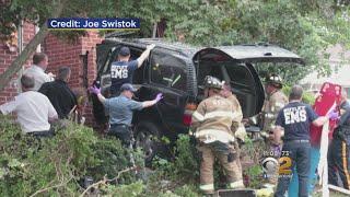 SUV Drives Into Nutley Home