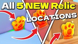 ALL* NEW hidden 5 SHINY RELIC Locations in Pet Sim 99!