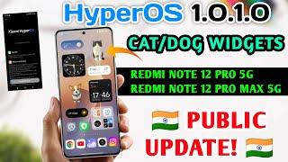 Redmi Note 12 Pro 5G OTA HyperOS Stable Update  - Redmi Note 12 Pro/Pro+ HyperOS Update