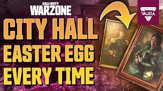 How to do the City Hall Metro/Subway Easter Egg every time (Paintings) | Warzone