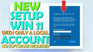 November 2024: Setup Windows 11 Out of the Box With A Local Account Only - Now works with S Mode!