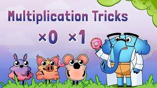 Multiplication by 0 and 1 | Multiplication Tricks for Kids