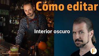 Cómo editar un interior oscuro