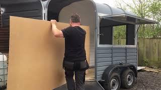 Mobile Gin Bar - Horse Trailer Conversion